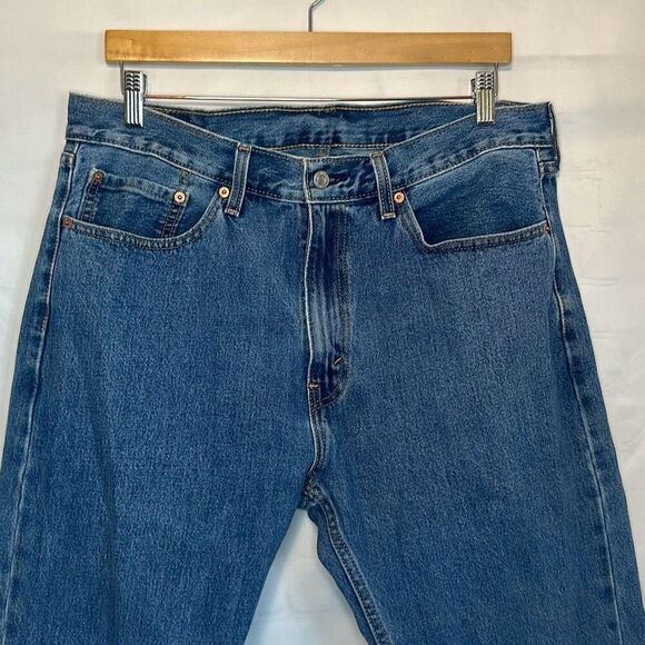 Levi’s Mens 505 Straight Leg Jeans size 36x30 - Picture 2 of 9